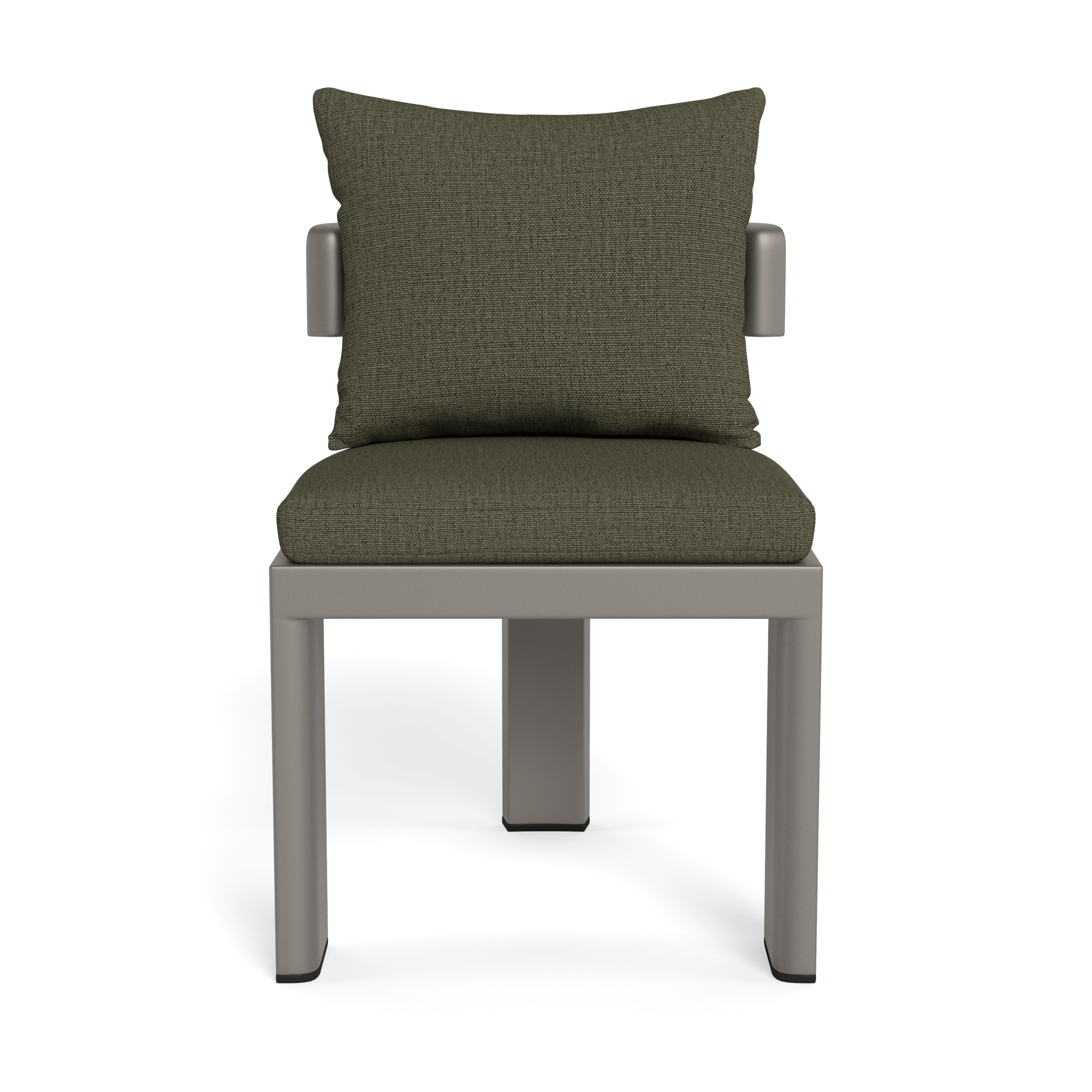 Victoria Aluminum Armless Dining Chair