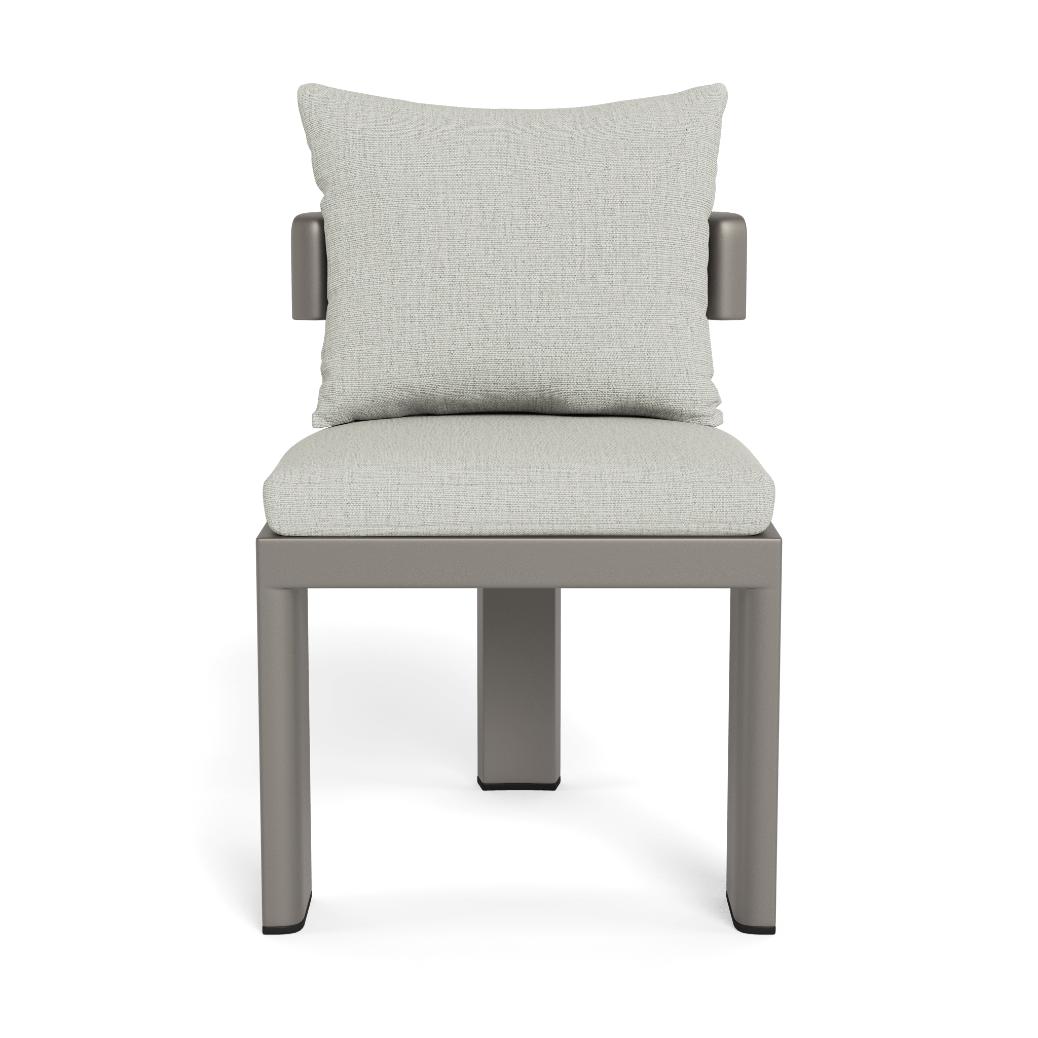 Victoria Aluminum Armless Dining Chair