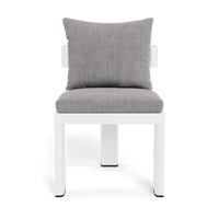 Victoria Aluminum Armless Dining Chair