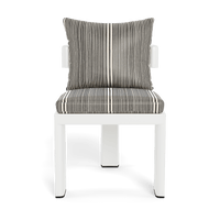 Victoria Aluminum Armless Dining Chair