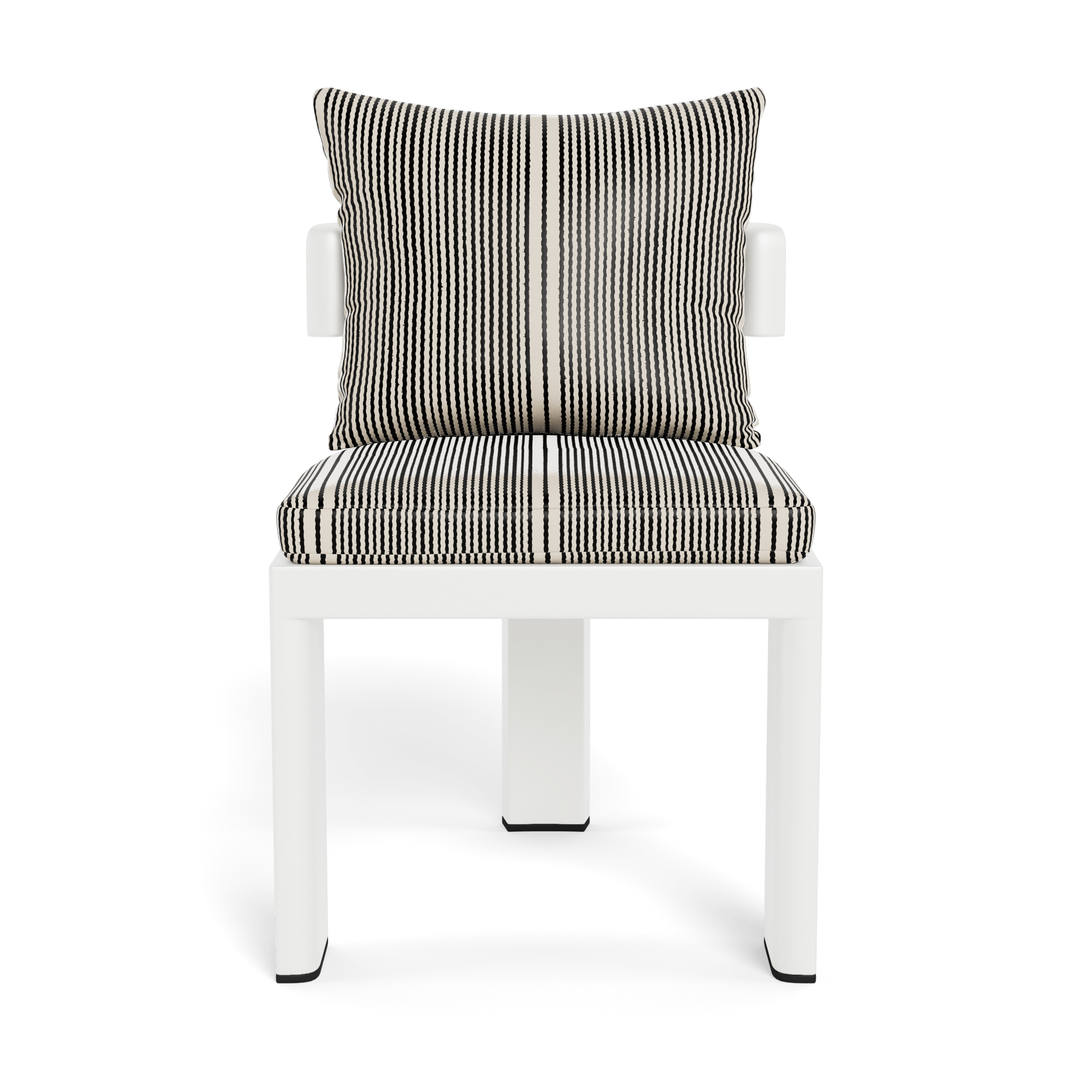 Victoria Aluminum Armless Dining Chair