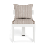 Victoria Aluminum Armless Dining Chair