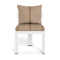 Victoria Aluminum Armless Dining Chair