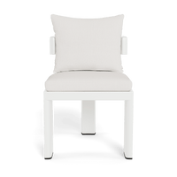 Victoria Aluminum Armless Dining Chair