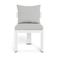 Victoria Aluminum Armless Dining Chair