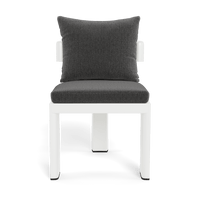 Victoria Aluminum Armless Dining Chair