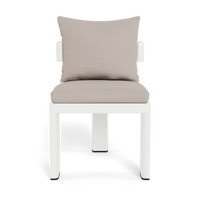 Victoria Aluminum Armless Dining Chair