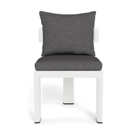 Victoria Aluminum Armless Dining Chair