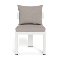 Victoria Aluminum Armless Dining Chair