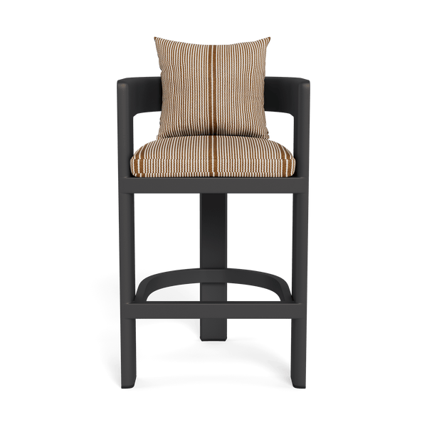 VICTORIA ALUMINUM Bar Stool | Aluminum Asteroid, Bateau Teak,
