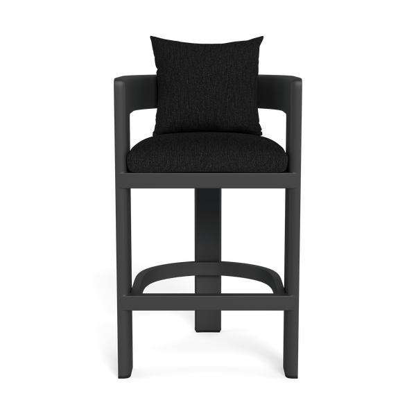 VICTORIA ALUMINUM Bar Stool | Aluminum Asteroid, Pebble Charcoal,