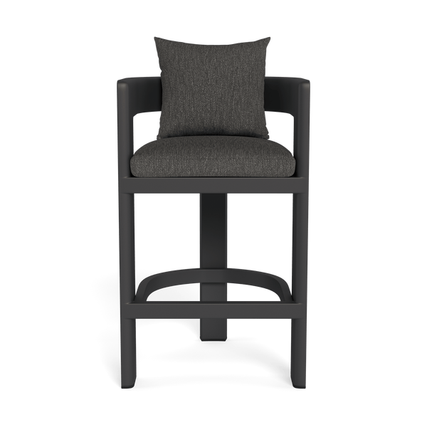 VICTORIA ALUMINUM Bar Stool | Aluminum Asteroid, Pebble Smoke,