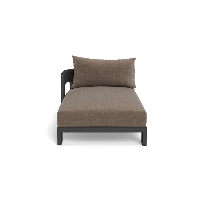 Victoria Aluminum Chaise Left