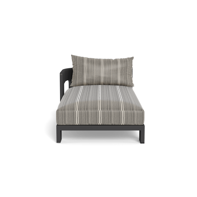 Victoria Aluminum Chaise Left