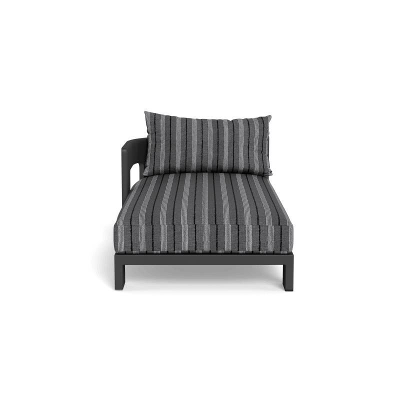 Victoria Aluminum Chaise Left