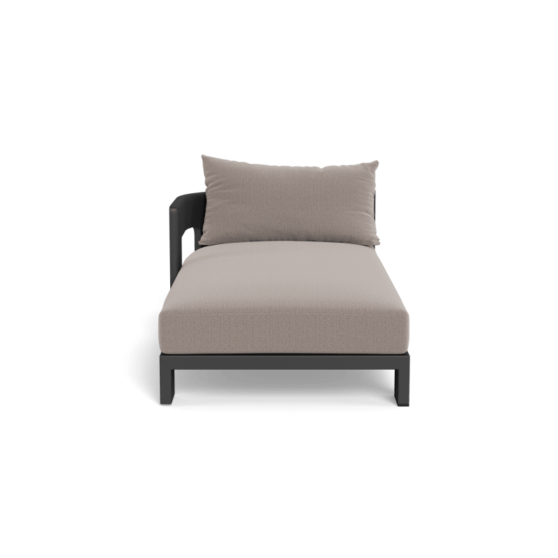 Victoria Aluminum Chaise Left