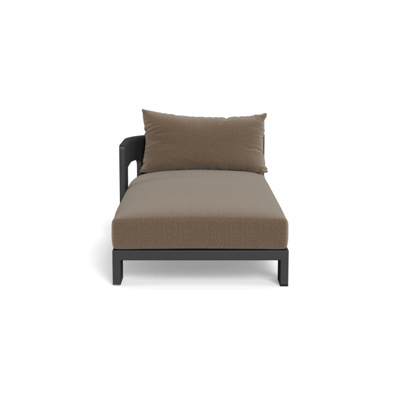 Victoria Aluminum Chaise Left