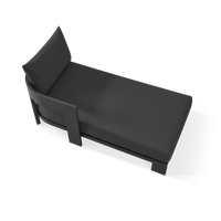 Victoria Aluminum Chaise Left