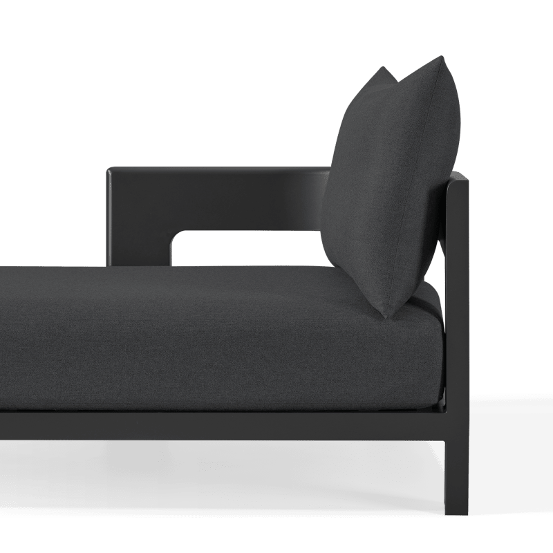 Victoria Aluminum Chaise Left