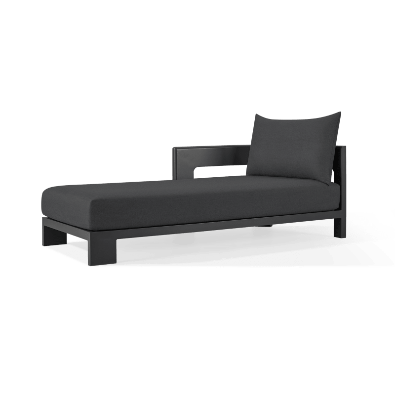 Victoria Aluminum Chaise Left