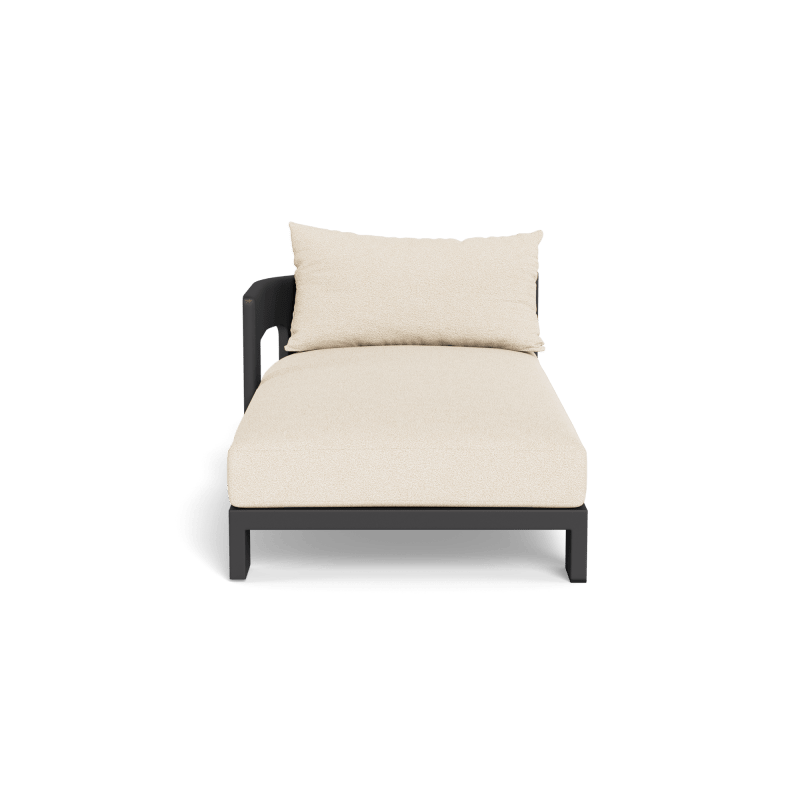 Victoria Aluminum Chaise Left