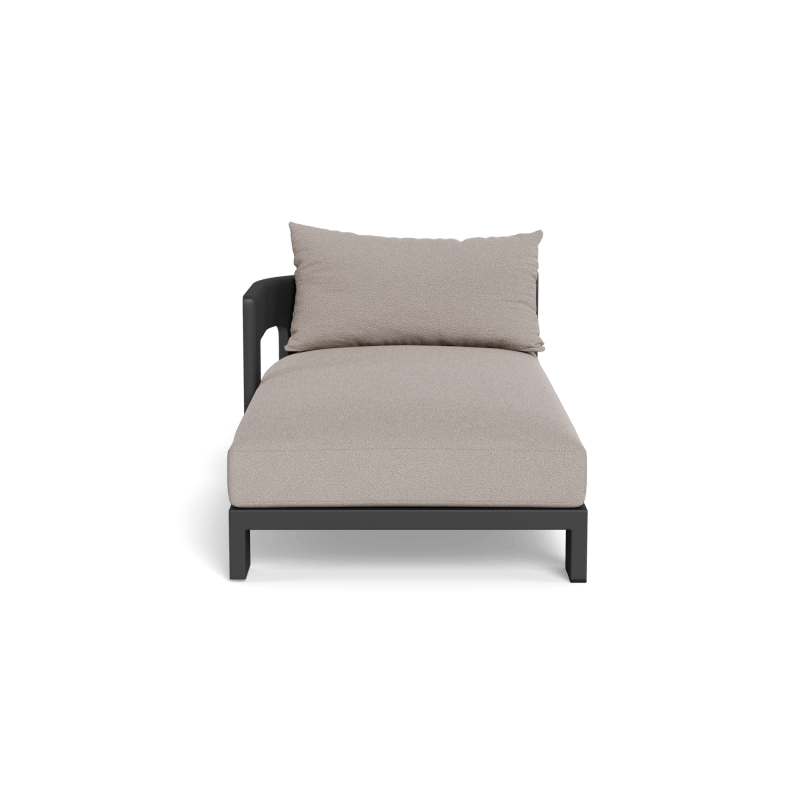 Victoria Aluminum Chaise Left
