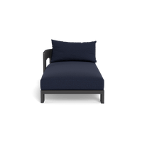 Victoria Aluminum Chaise Left