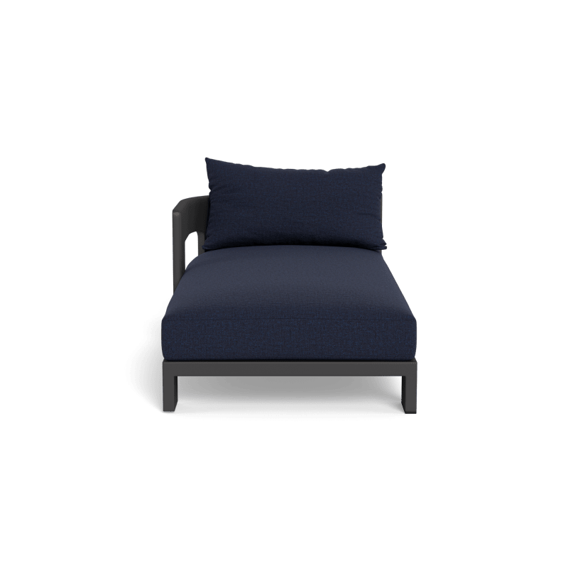 Victoria Aluminum Chaise Left