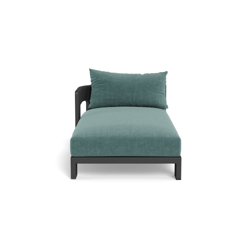 Victoria Aluminum Chaise Left