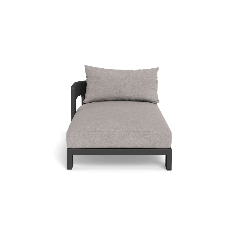 Victoria Aluminum Chaise Left