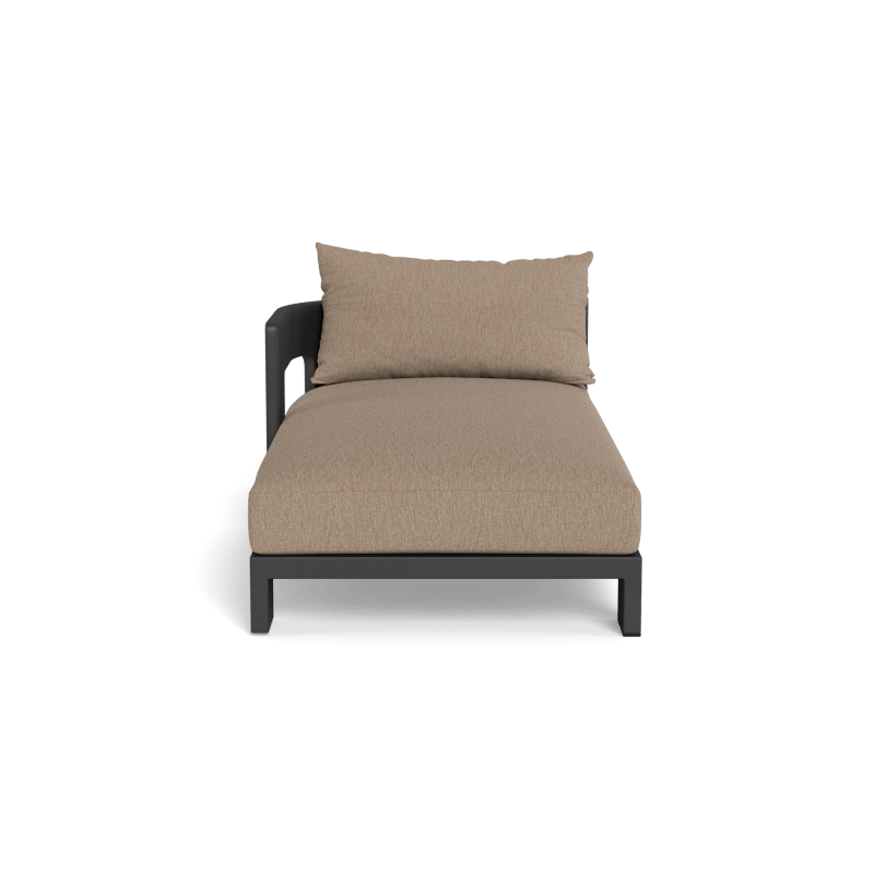 Victoria Aluminum Chaise Left