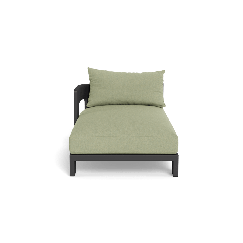 Victoria Aluminum Chaise Left