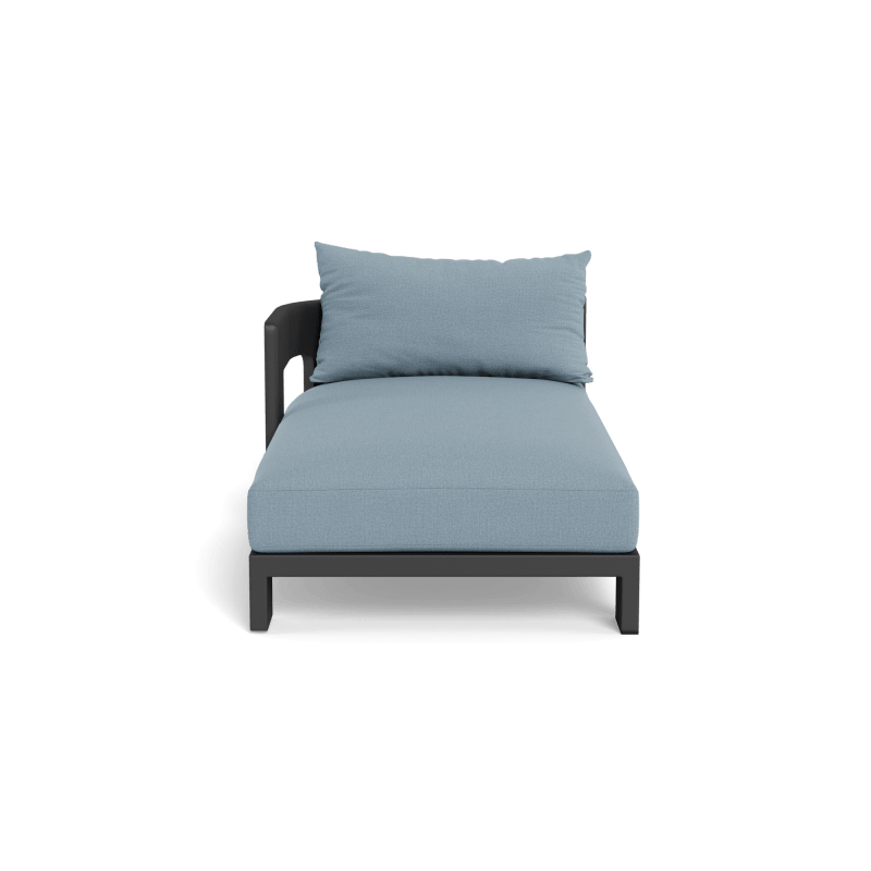 Victoria Aluminum Chaise Left