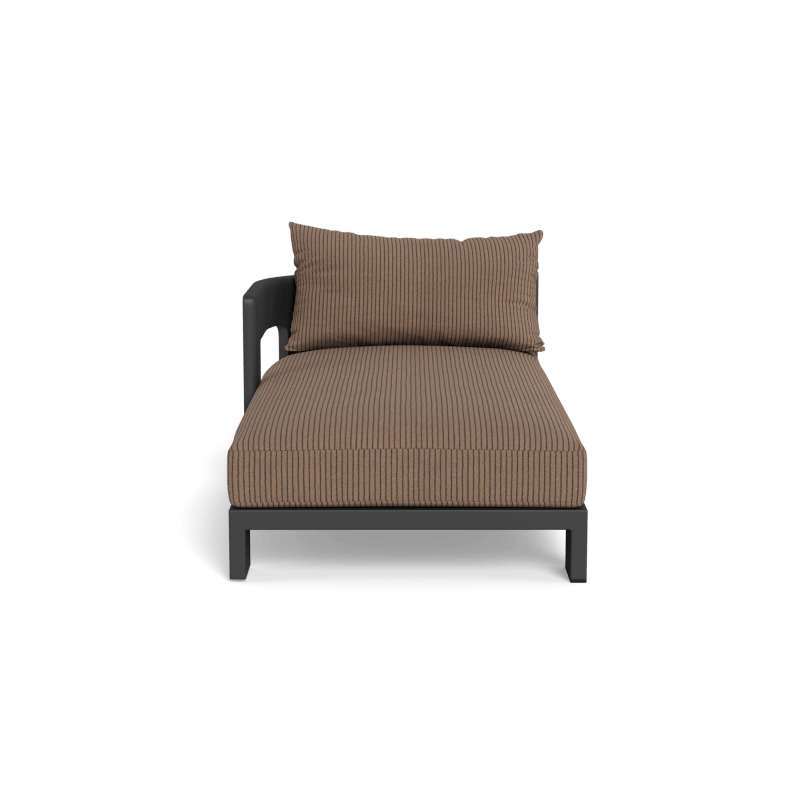 Victoria Aluminum Chaise Left