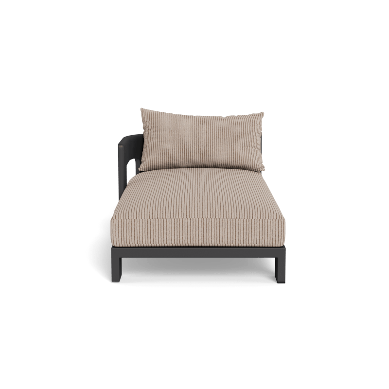 Victoria Aluminum Chaise Left