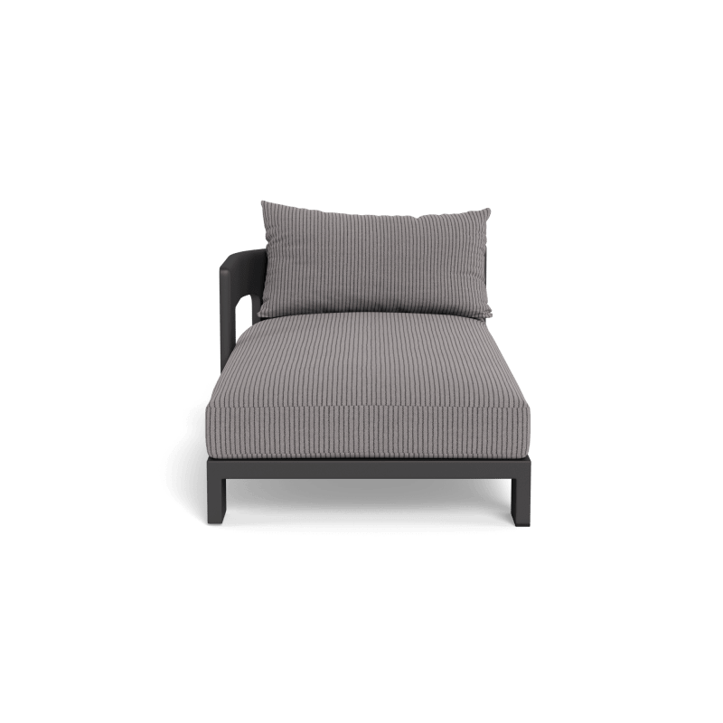 Victoria Aluminum Chaise Left