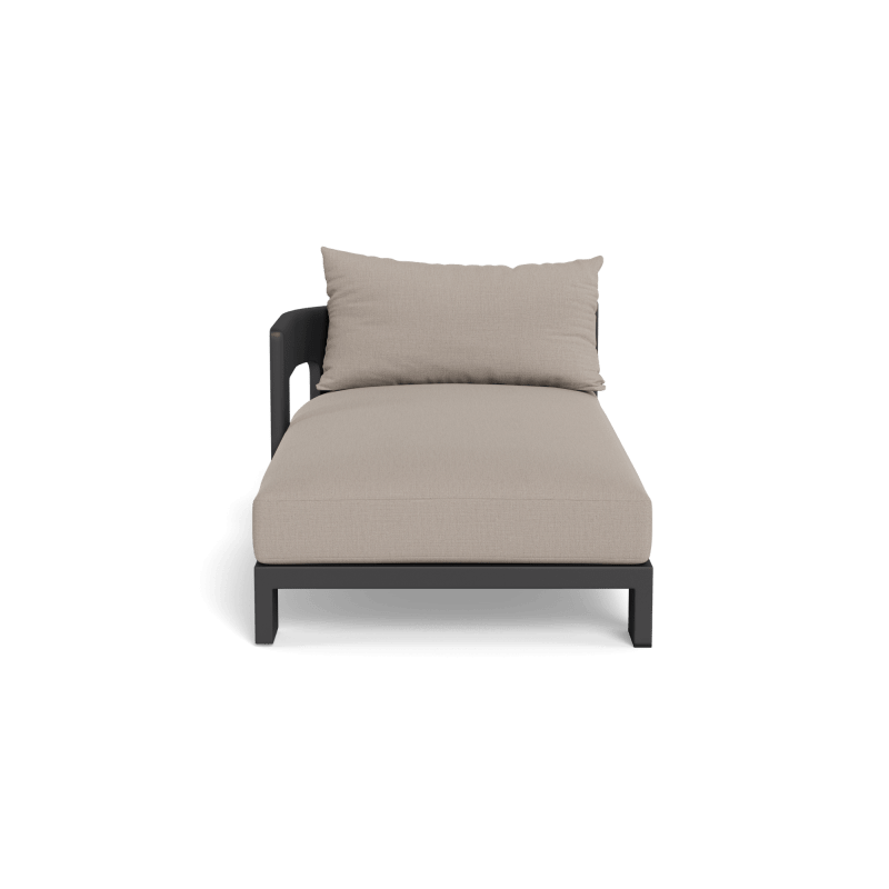 Victoria Aluminum Chaise Left
