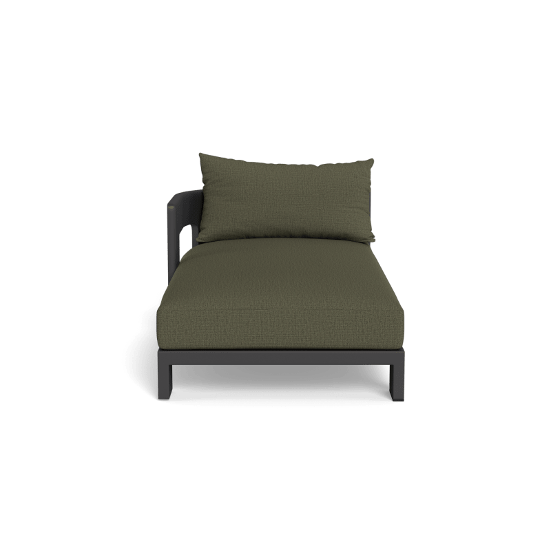 Victoria Aluminum Chaise Left