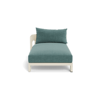Victoria Aluminum Chaise Left