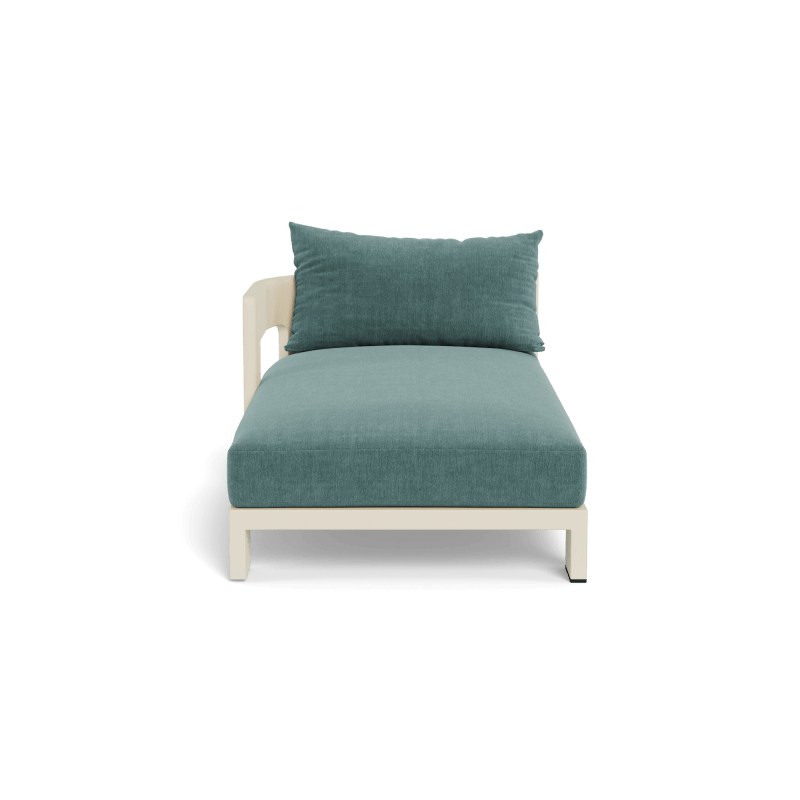 Victoria Aluminum Chaise Left