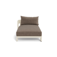Victoria Aluminum Chaise Left