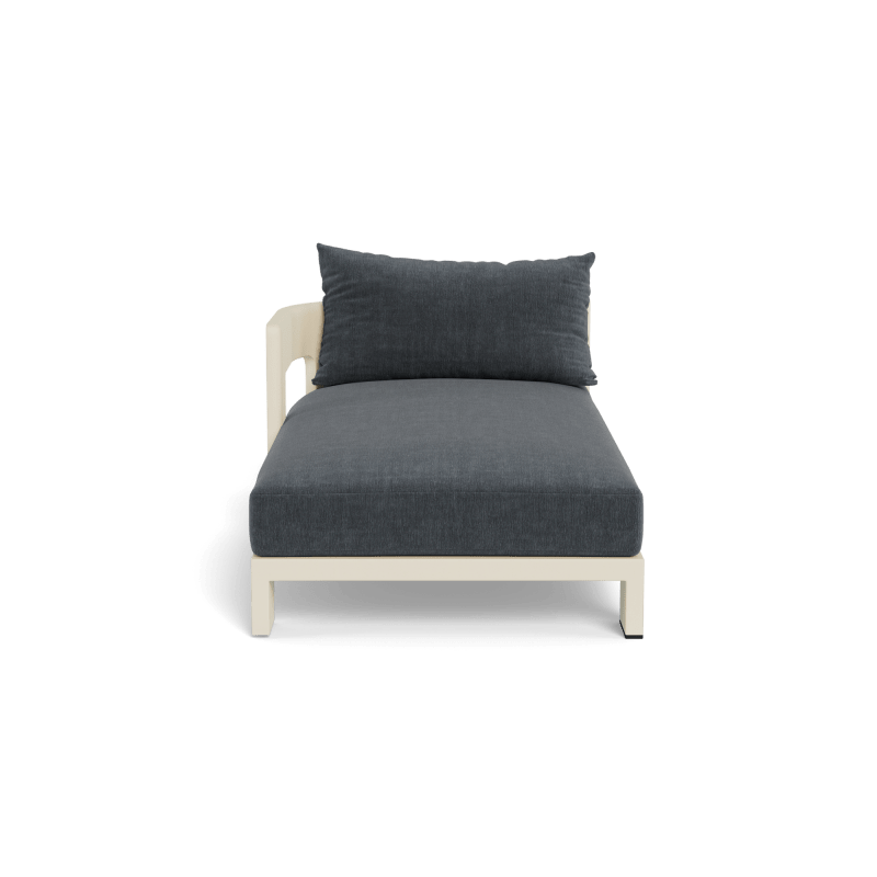 Victoria Aluminum Chaise Left