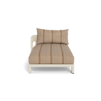 Victoria Aluminum Chaise Left