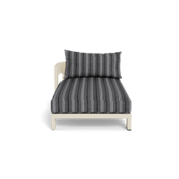 Victoria Aluminum Chaise Left