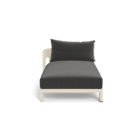 Victoria Aluminum Chaise Left