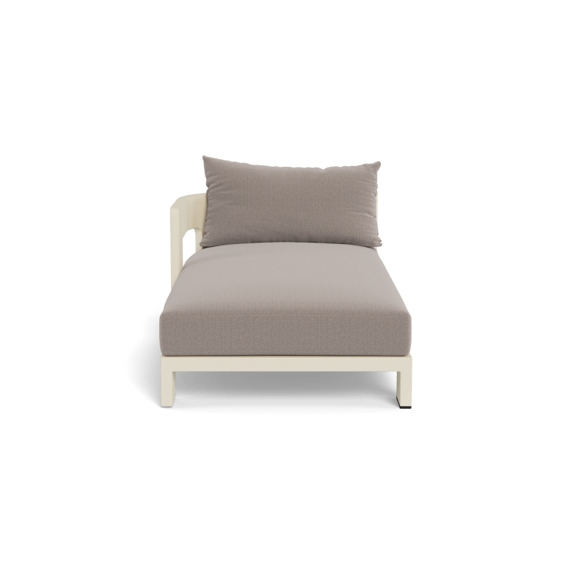 Victoria Aluminum Chaise Left