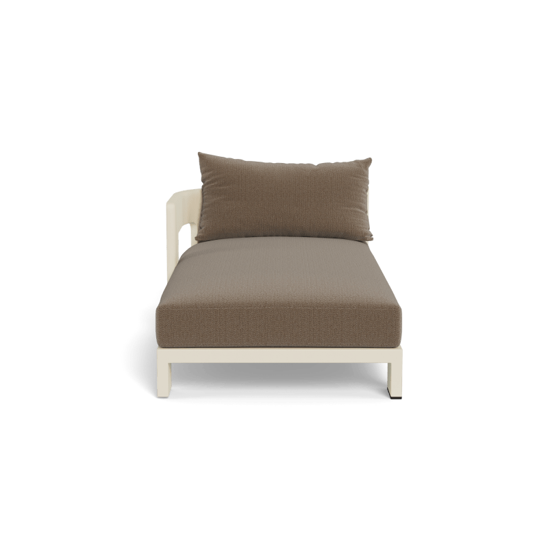 Victoria Aluminum Chaise Left