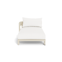 Victoria Aluminum Chaise Left