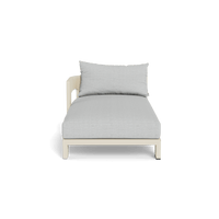 Victoria Aluminum Chaise Left