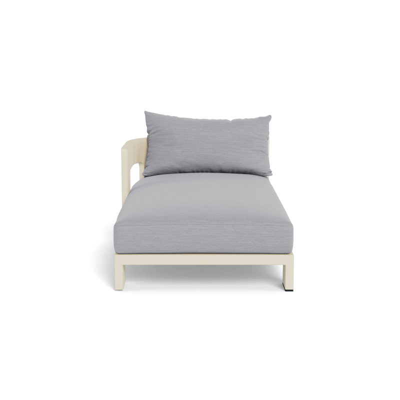 Victoria Aluminum Chaise Left